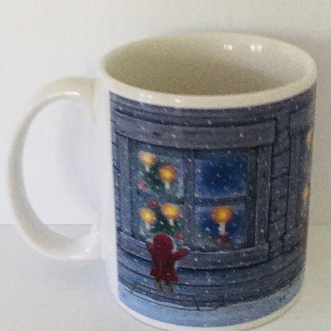 Eva Melhuish Tomte in window coffee mug