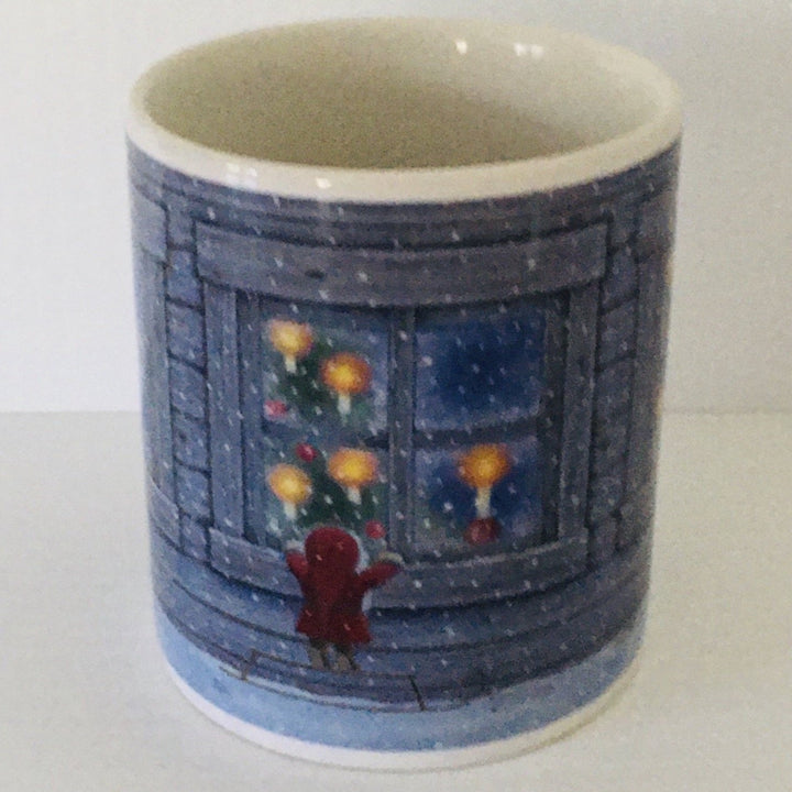 Eva Melhuish Tomte in window coffee mug