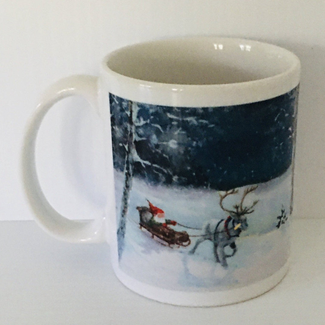 Tomte & Reindeer Mug coffee mug