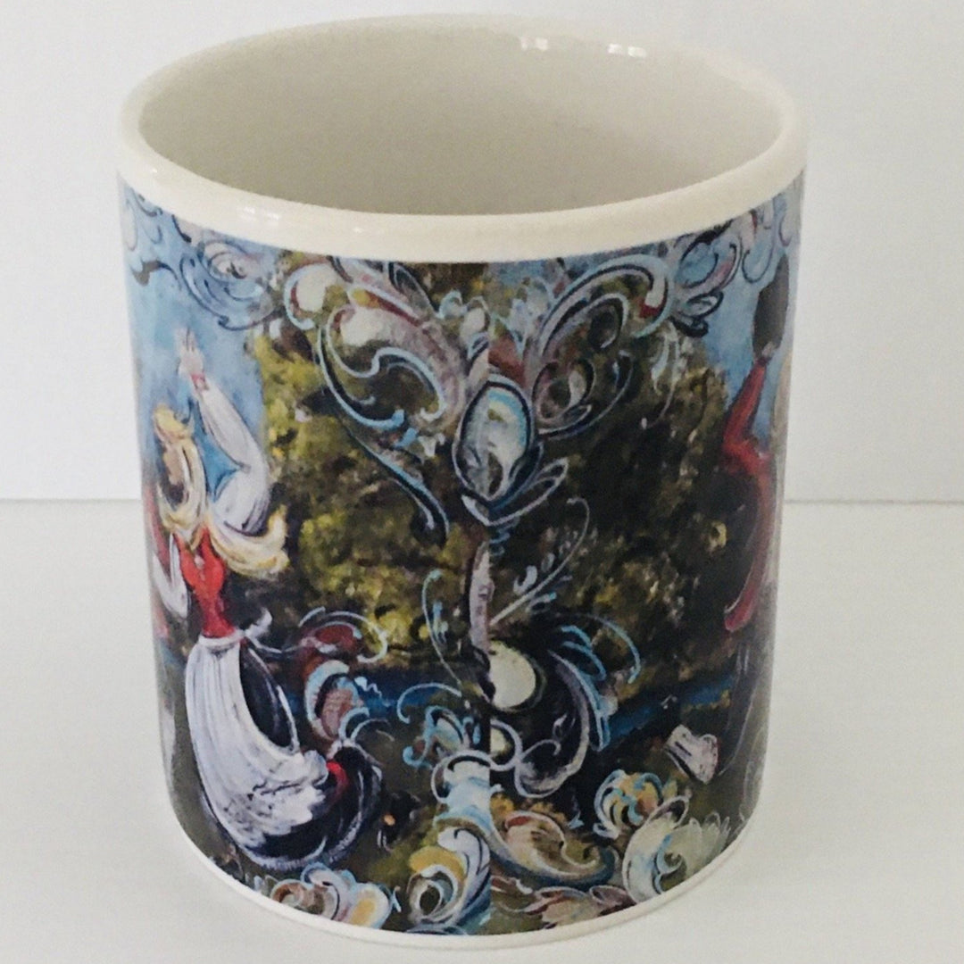 Lise Lorentzen Rosemaling & dancers coffee mug