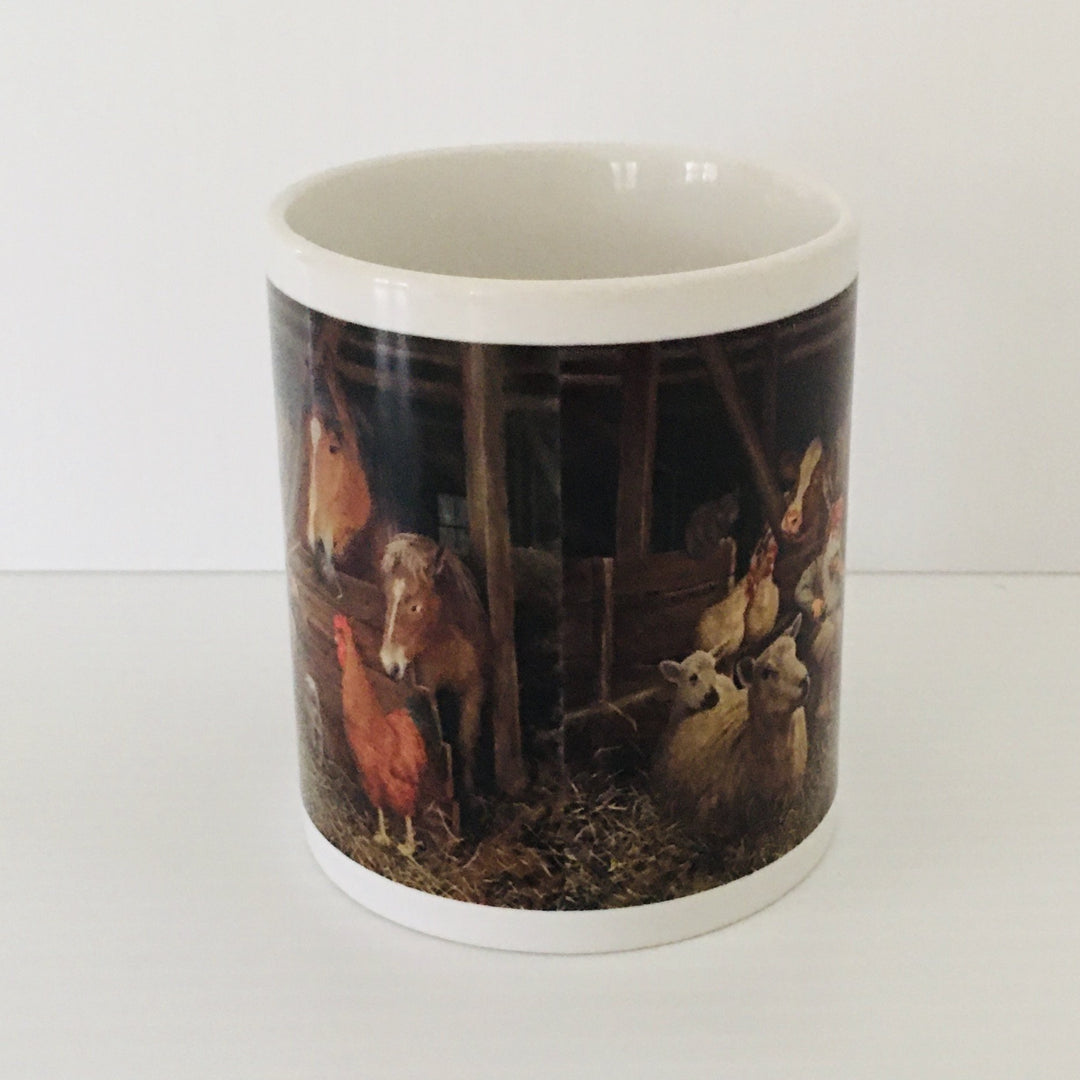 Jan Bergerlind Tomte playing violin coffee mug