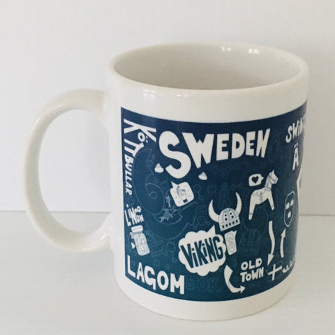 Sweden Fika Lagom coffee mug