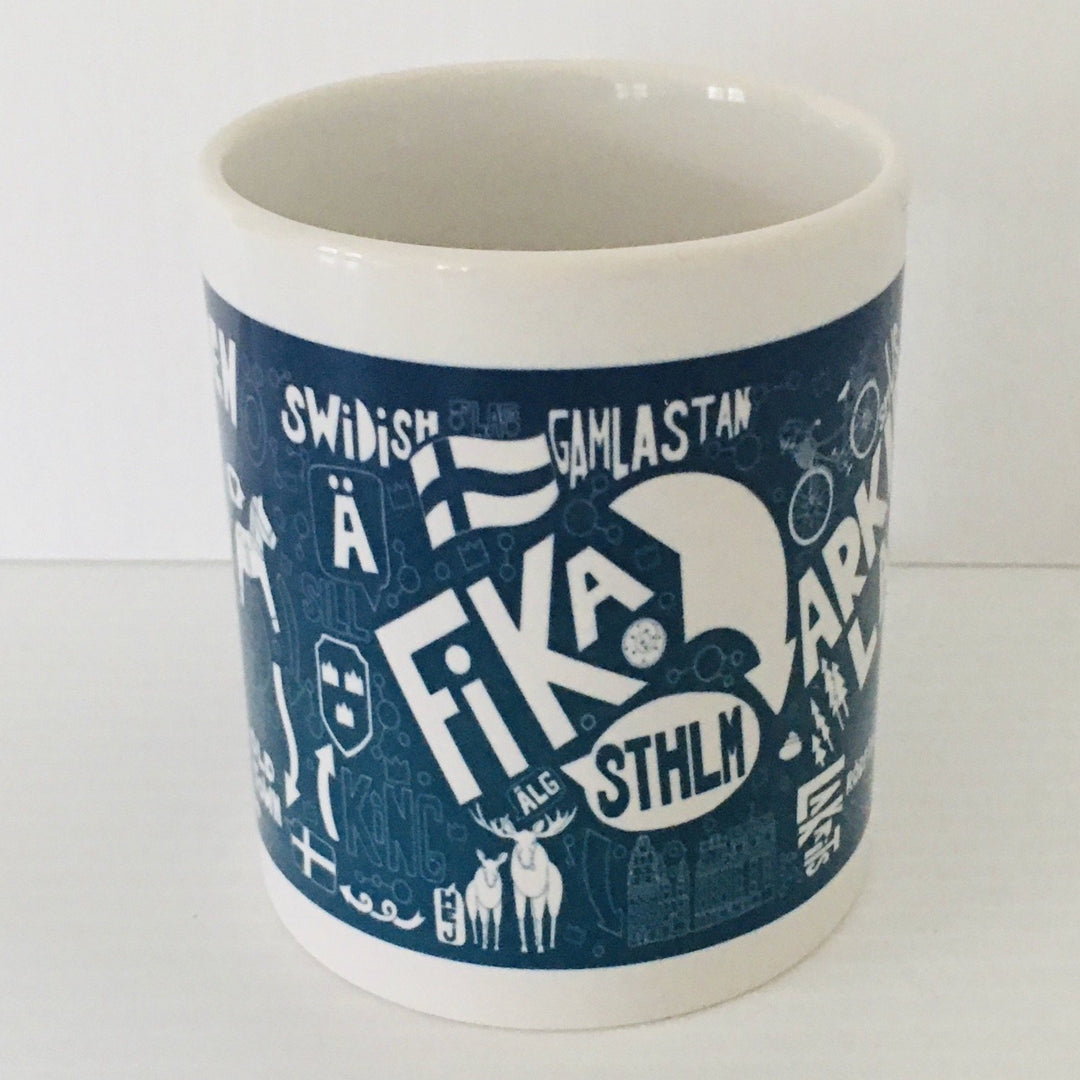 Sweden Fika Lagom coffee mug