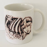Micah Holland Viking Woman with Ship coffee mug