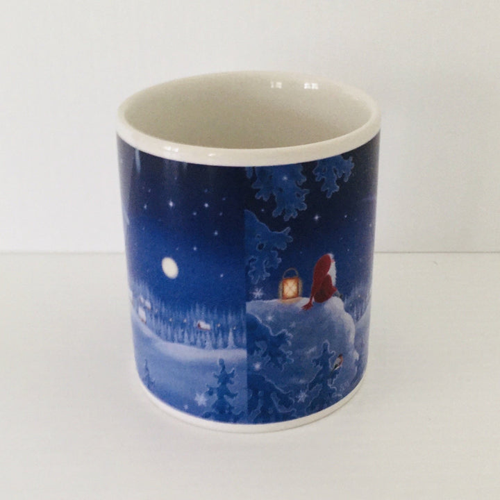 Eva Melhuish Shooting star over village coffee mug