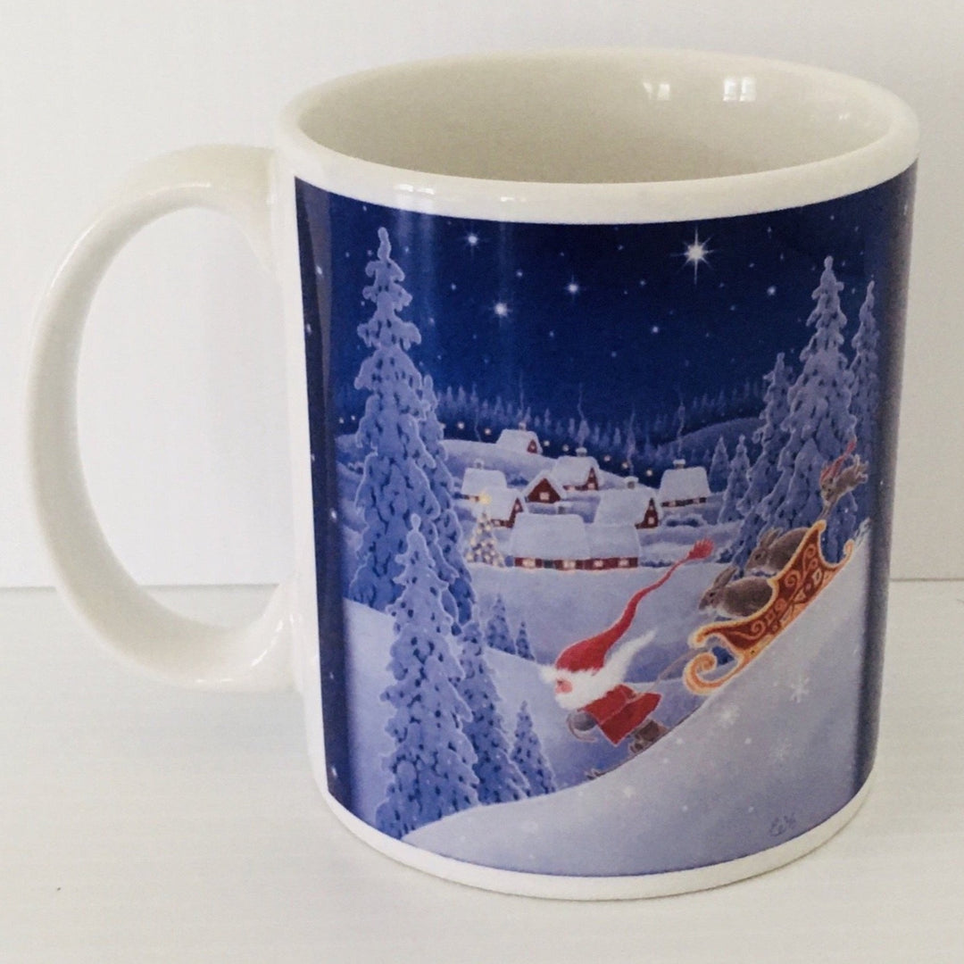 Eva Melhuish Speeding sled coffee mug