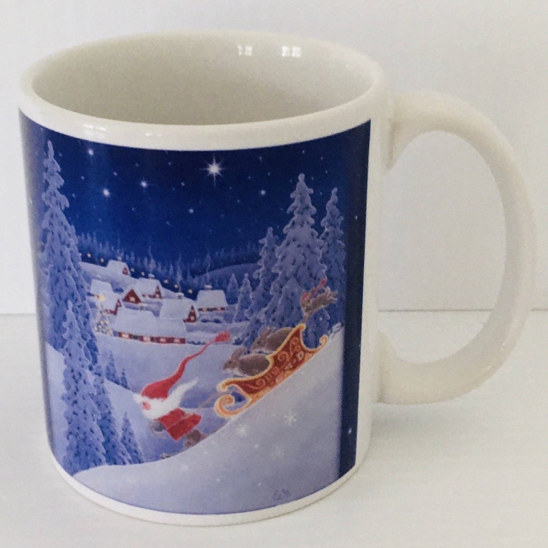 Eva Melhuish Speeding sled coffee mug