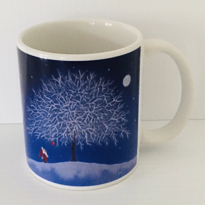 Eva Melhuish Winter apple coffee mug