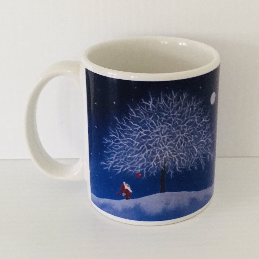 Eva Melhuish Winter apple coffee mug