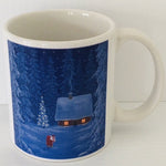 Eva Melhuish Snowy cabin coffee mug