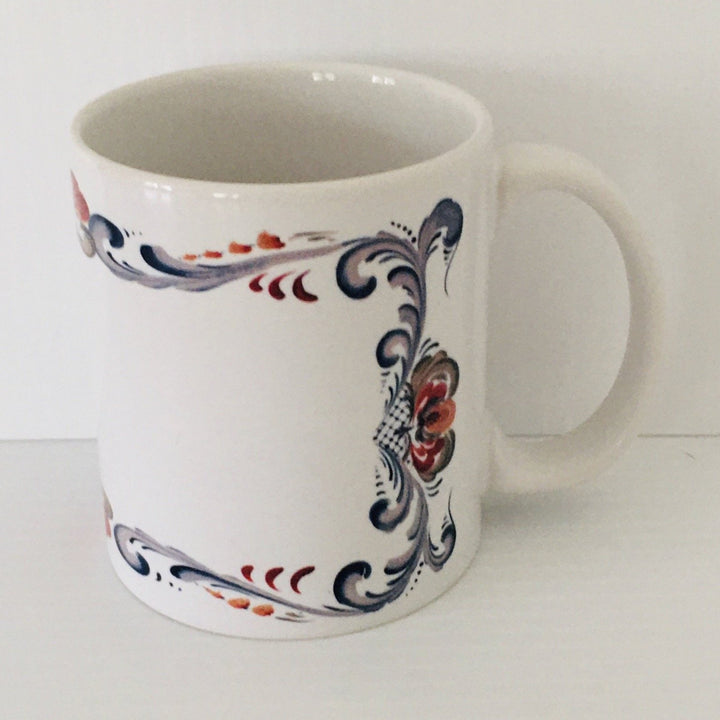 Rosemaling coffee mug