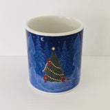 Eva Melhuish Decorating tree coffee mug