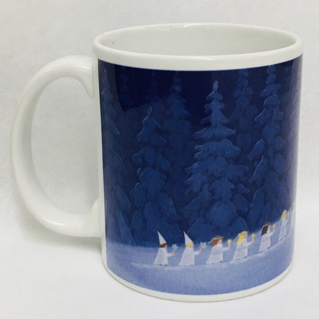 Eva Melhuish Lucia procession coffee mug