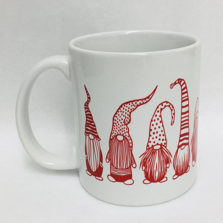 Red Gnomes coffee mug