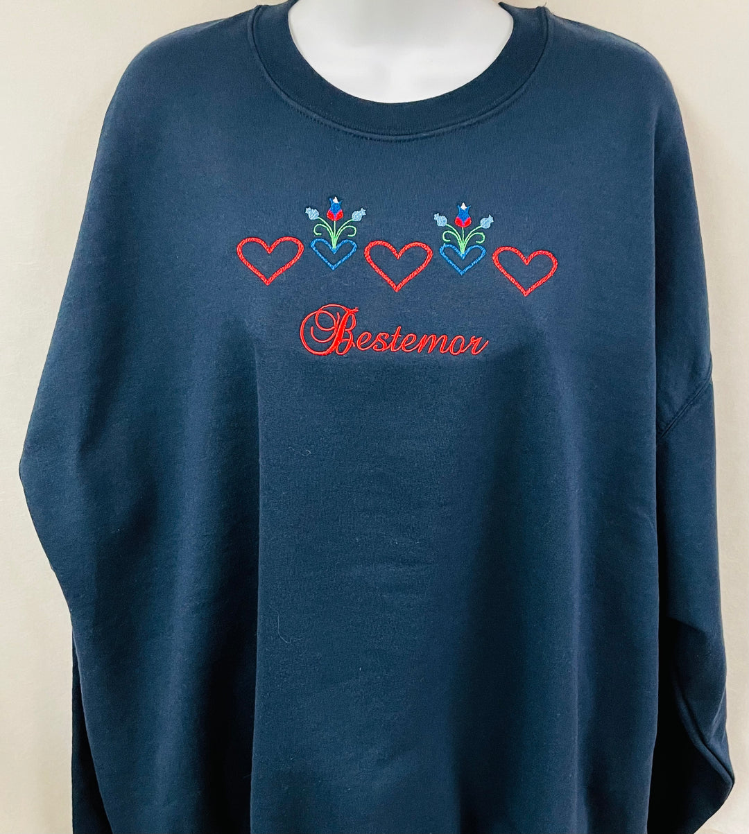 Sweatshirt - Bestemor Hearts