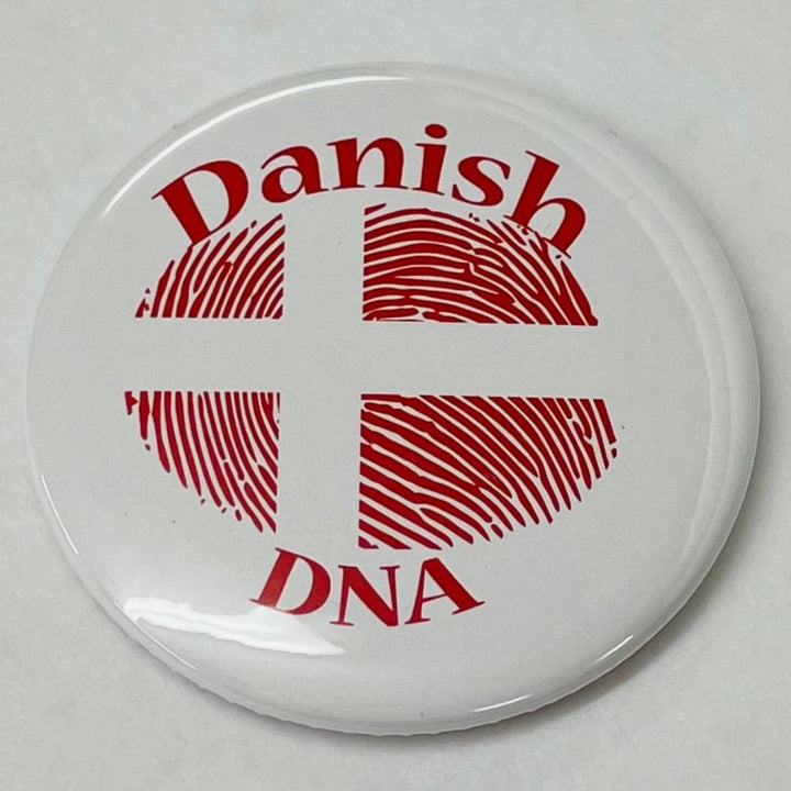 Danish DNA round button/magnet