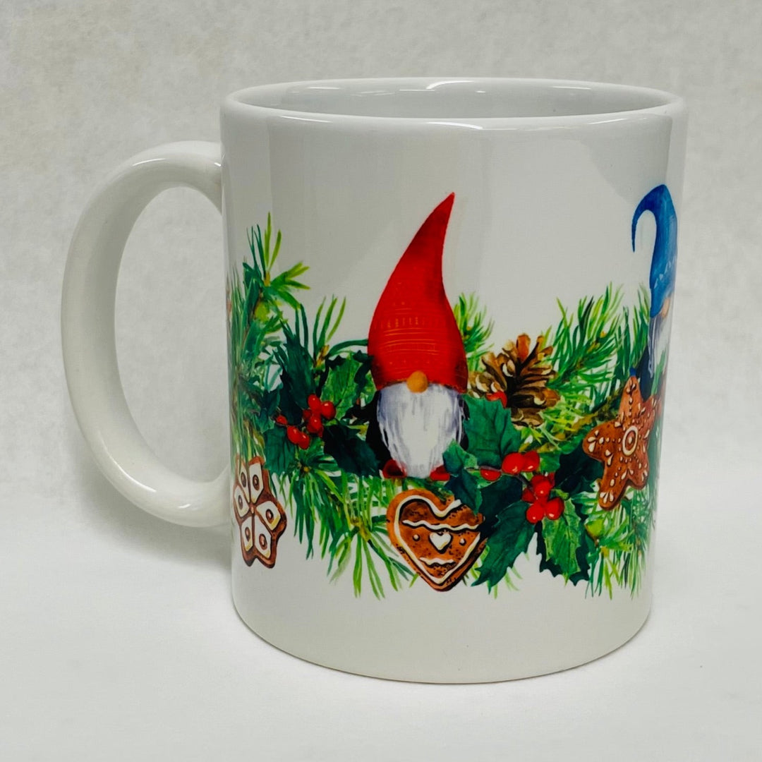 Gnomes & cookies coffee mug