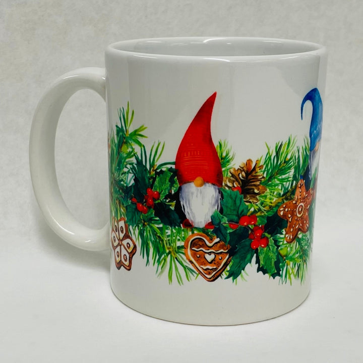 Gnomes & cookies coffee mug