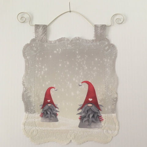 Lace Wall Hanging - Gnomes