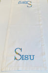 Sisu with Flowers Embroidered on 36" Runner