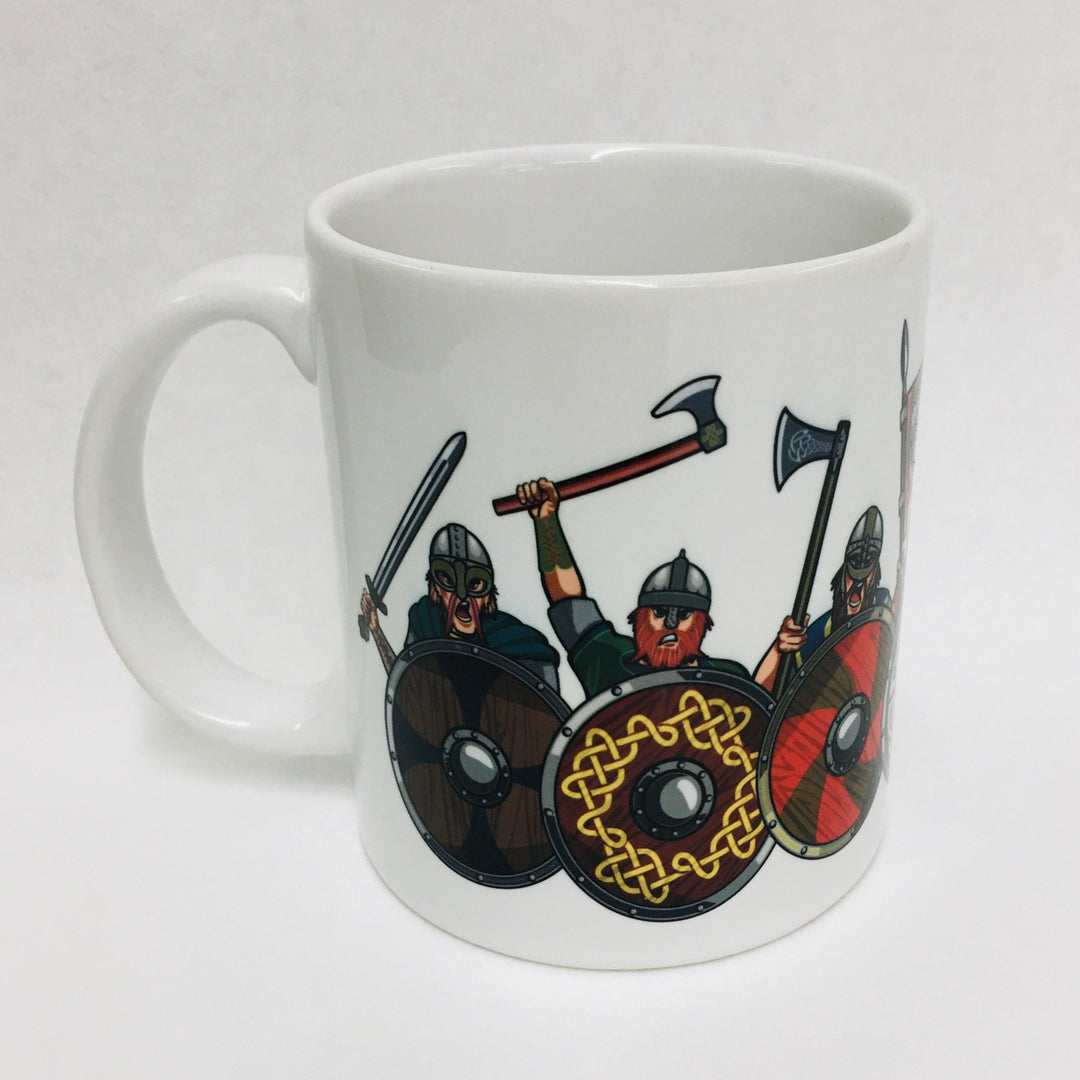 Viking attack coffee mug