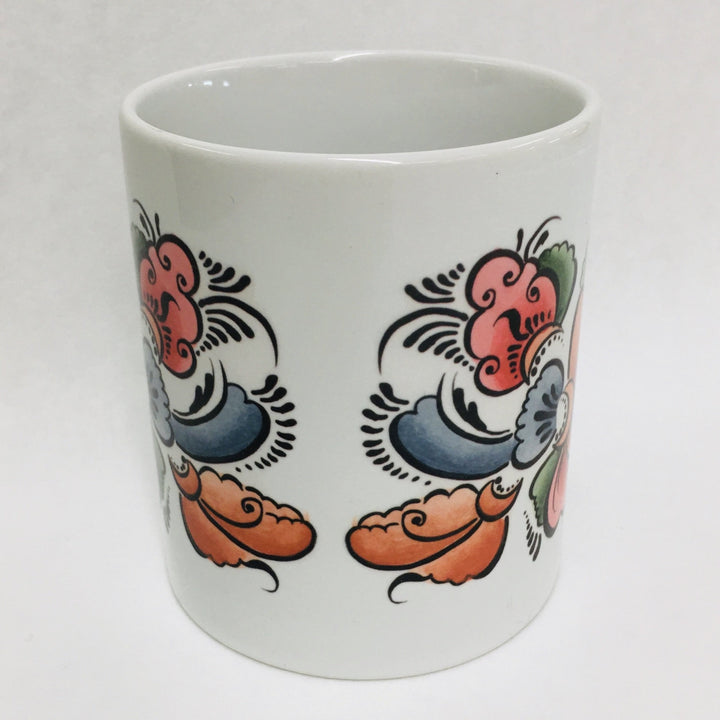 Rosemaling coffee mug