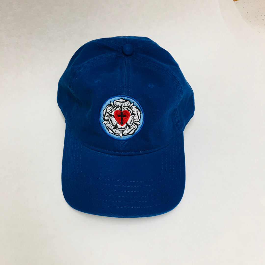 Lutheran rose baseball cap