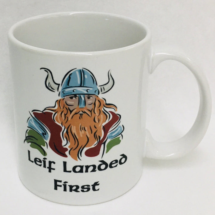 Leif Landed First coffee mug