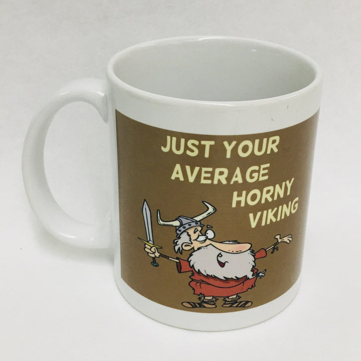 Just your average horny Viking coffee mug