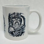 Micah Holland Viking with Dragon coffee mug