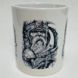 Micah Holland Viking with Dragon coffee mug