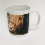 Jan Bergerlind Tomte, horse & kitten coffee mug