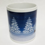 Eva Melhuish Tomte in the forest coffee mug