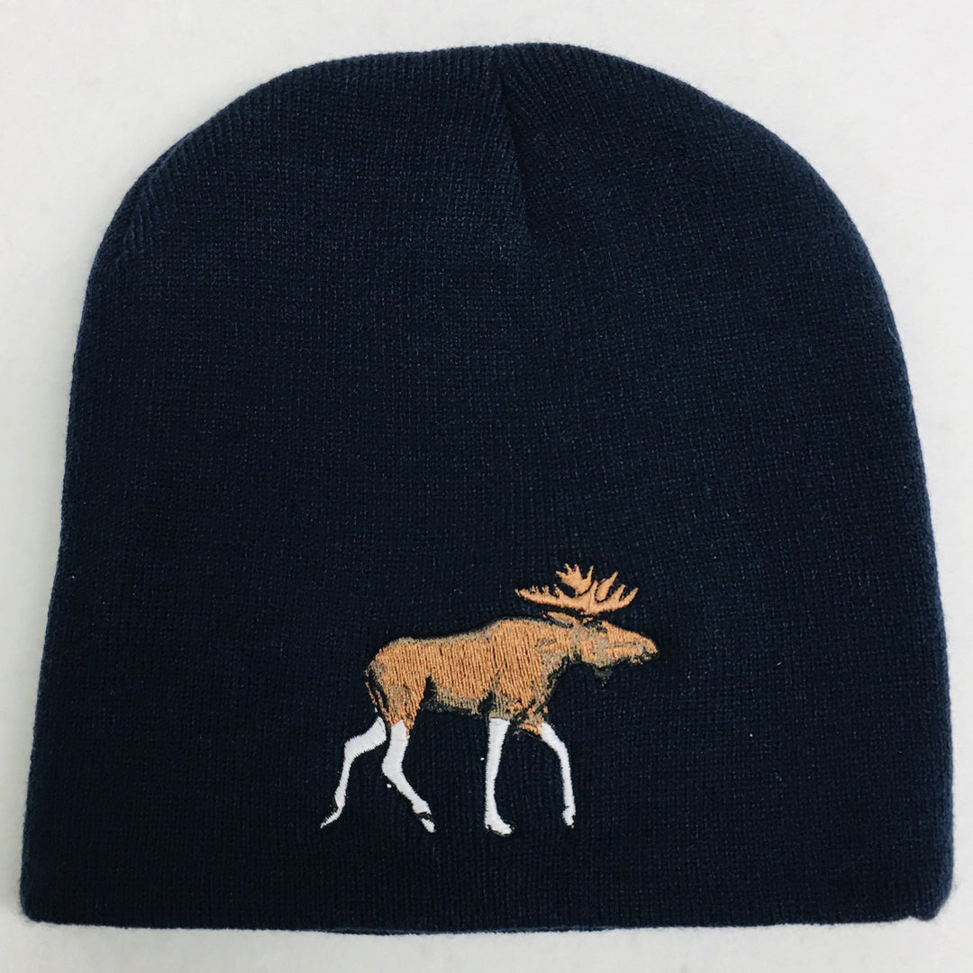 Knit  beanie hat - Moose