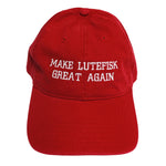 Make Lutefisk Great Again red baseball cap