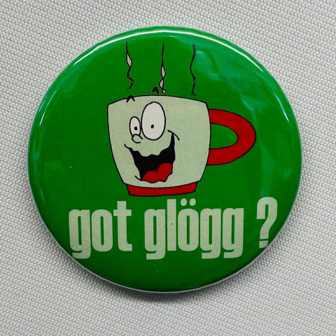 Got Glögg round button/magnet
