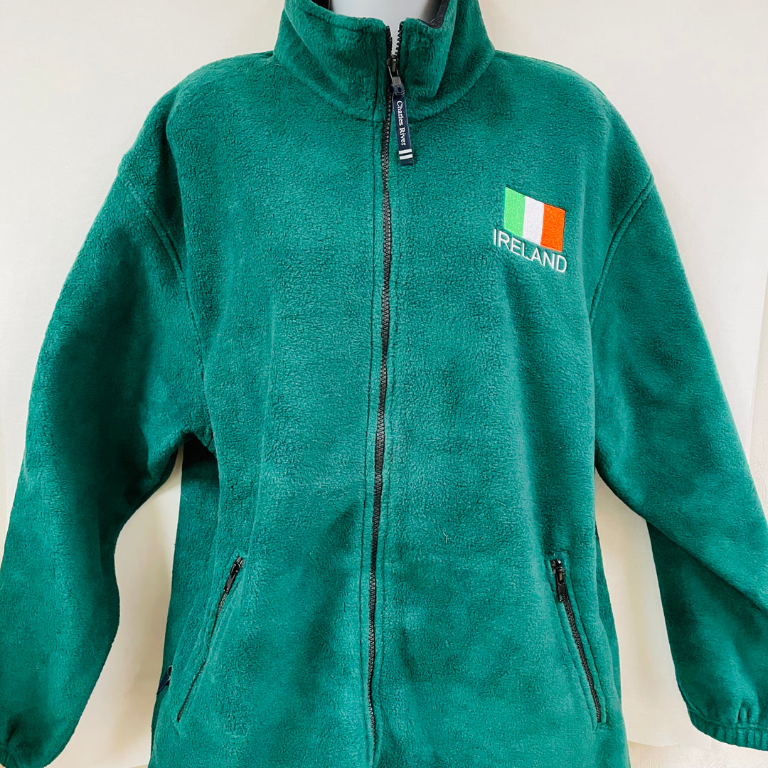 Fleece Jacket - Ireland Flag