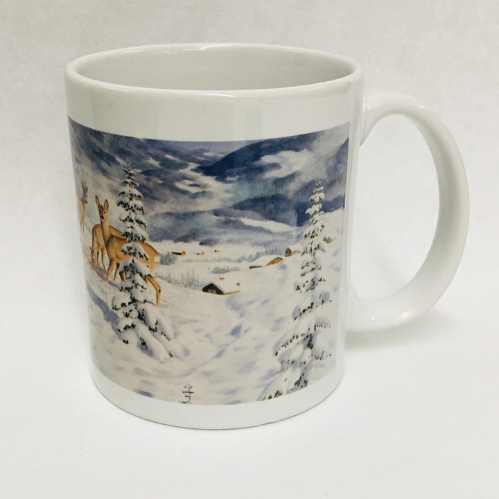 Jan Bergerlind Tomte by the fire coffee mug