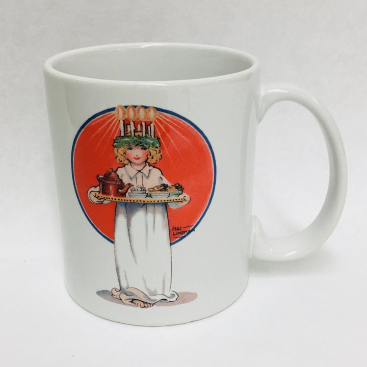 Lucia with Tray coffee mug