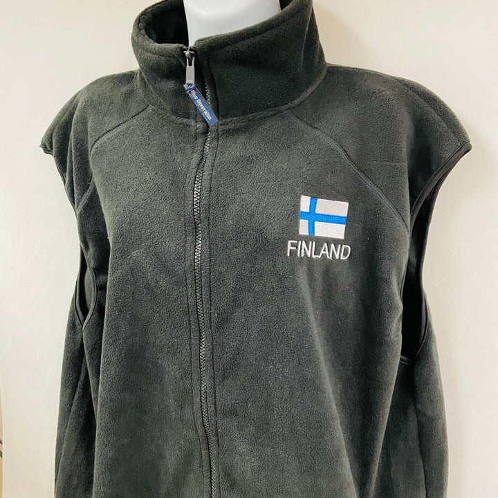 Fleece Vest - Finland flag