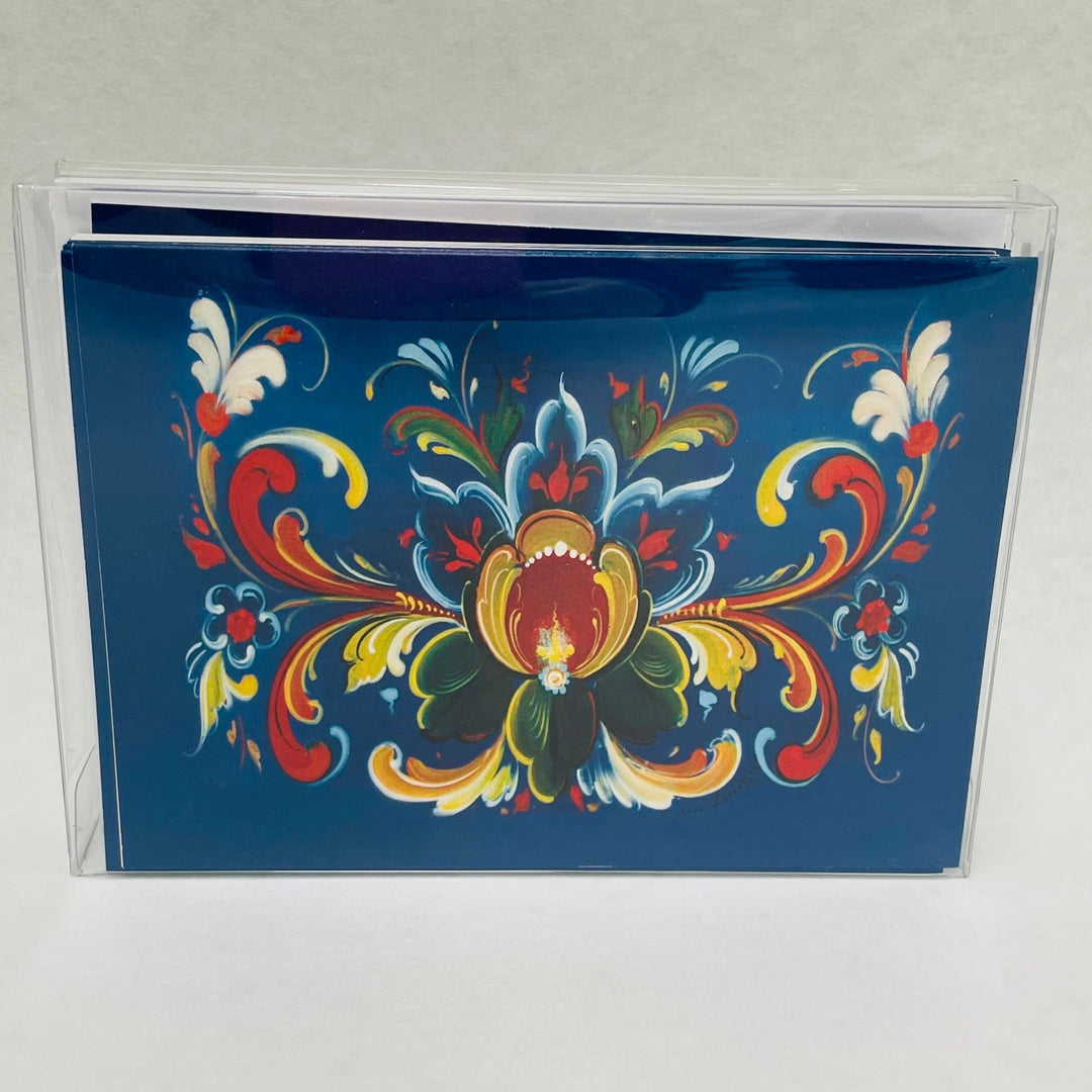 Boxed Note Cards, Lise Lorentzen Rosemaling