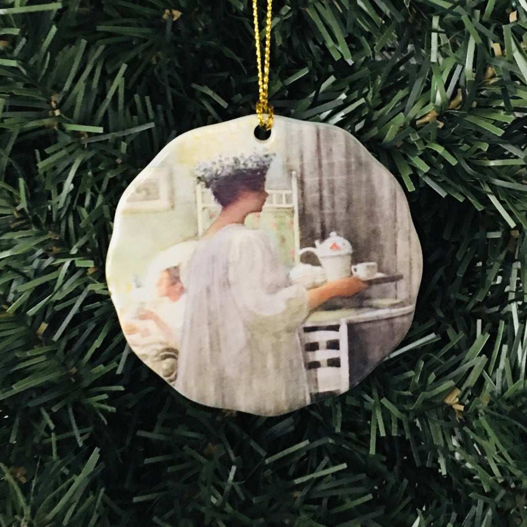 Ceramic Ornament, Carl Larsson Lucia