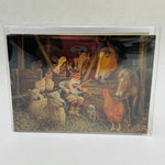 Boxed Note Cards, Jan Bergerlind Tomte Gnome playing violin for animals