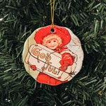 Ceramic Ornament, Girl with gift