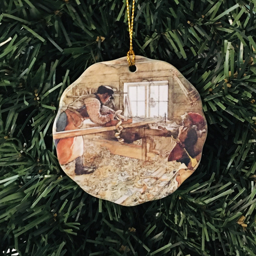 Ceramic Ornament, Carl Larsson Carpenter's workshop