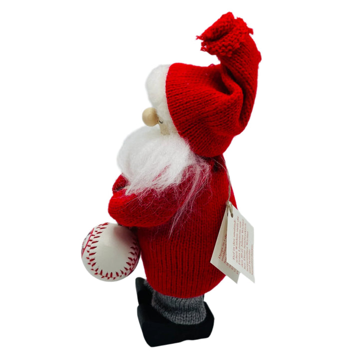 Swedish tomte with Red Sox baseball and bat