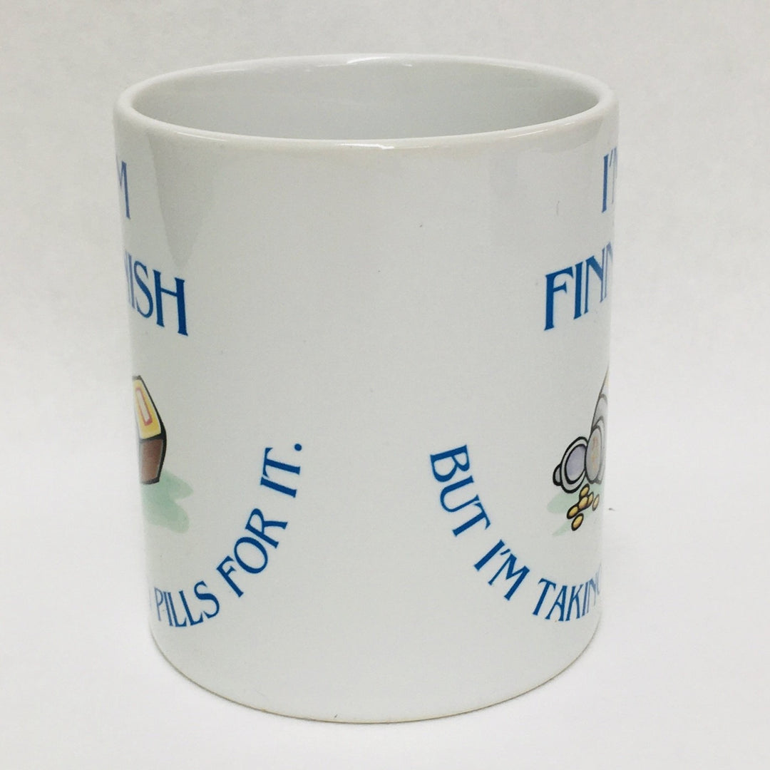 I'm Finnish Taking Pills coffee mug