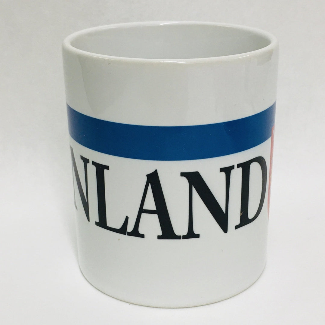 Finland Flag & Crest coffee mug