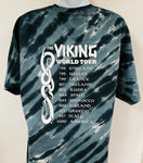 Viking World Tour T-Shirt - Black Tie Dye