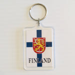 Keyring, Finland Flag & Crest